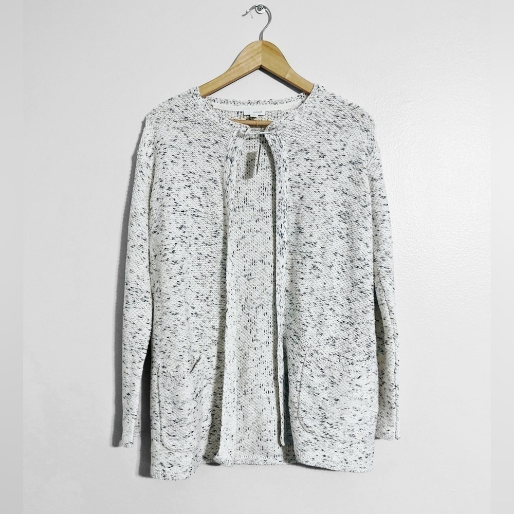 Pure J.Jill New! Cotton Speckled Cardigan - Picture 5 of 5
